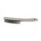 Hand brush wood  handle stainless steel 5 rows